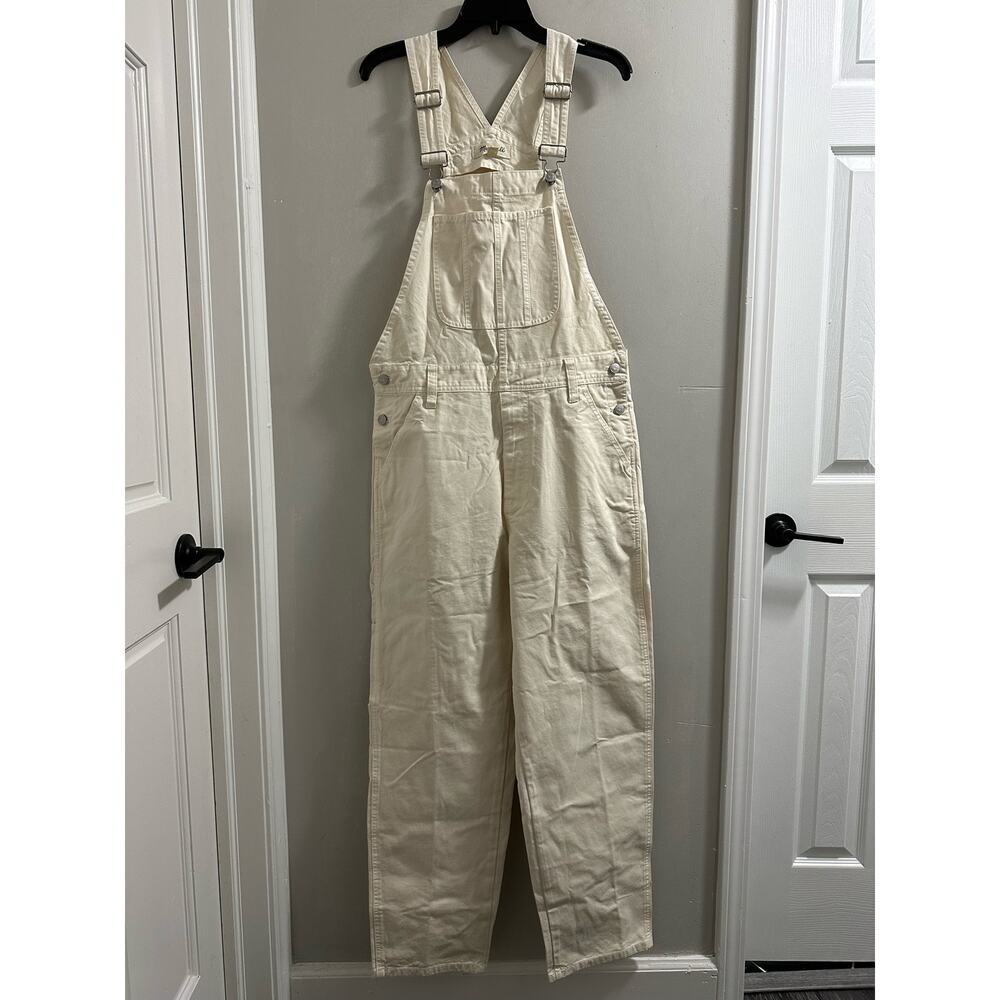 Madewell Garment-Dyed Canvas Overalls in Vintage Canvas Size M - Picture 2 of 7